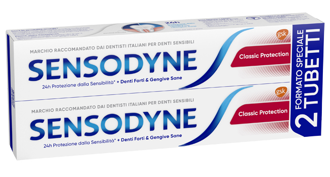 SENSODYNE CLASSICO PROTECTION 2 X 75 ML - farmascienza.it