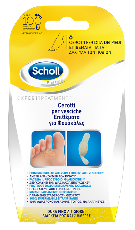 CEROTTO SCHOLL VESCICA DITA PIEDE 6 PEZZI - farmascienza.it