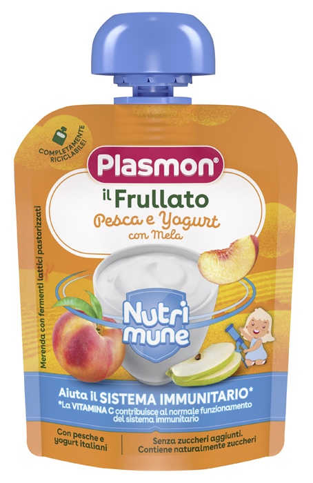 PLASMON NUTRI-MUNE PESCA/YOGURT CON MELA 85 G - farmascienza.it
