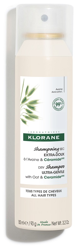 KLORANE SHAMPOO SECCO EXTRA DELICATO AVENA&CERAMIDE TUTTI I TIPI DI CAPELLI SPRAY 150 ML - farmascienza.it