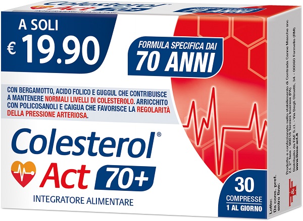 COLESTEROL ACT 70+ 30 COMPRESSE - farmascienza.it