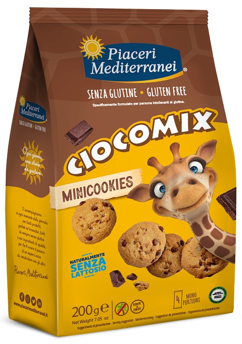 PIACERI MEDITERRANEI CIOCOMIX MINI COOKIES 4 MONOPORZIONI DA 50 G - farmascienza.it