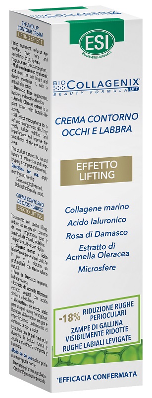 ESI BIOCOLLAGENIX CREMA CONTORNO OCCHI LABBRA EFFETTO LIFTING 15 ML - farmascienza.it
