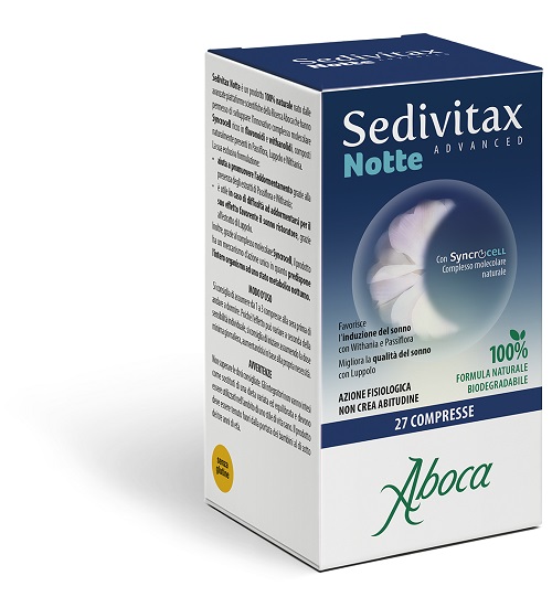 SEDIVITAX NOTTE ADVANCED 27 COMPRESSE - farmascienza.it
