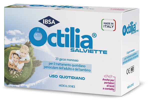 OCTILIA SALVIETTE PERIOCULARI 20 GARZE IN VISCOSA NON STERILI - farmascienza.it