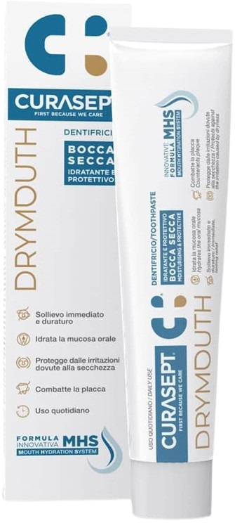CURASEPT DRYMOUTH DENTIFRICIO 75 ML - farmascienza.it