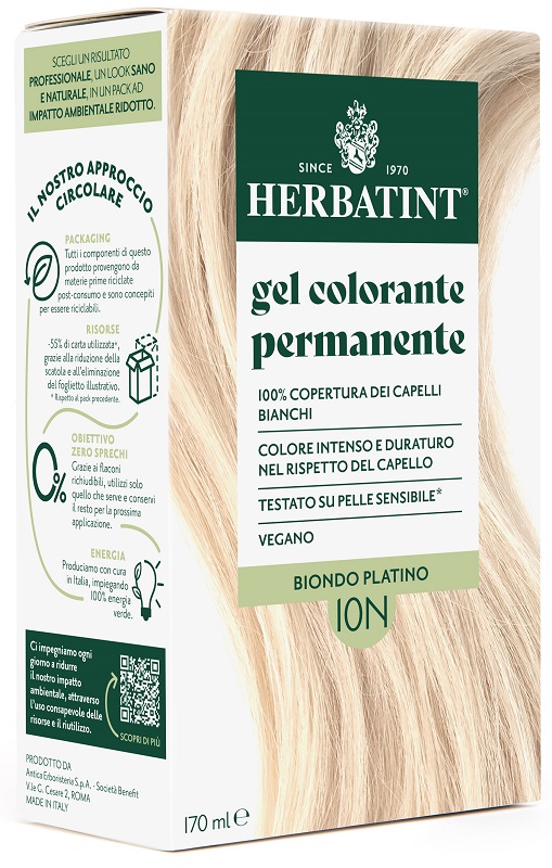HERBATINT 10N BIONDO PLATINO 170 ML - farmascienza.it